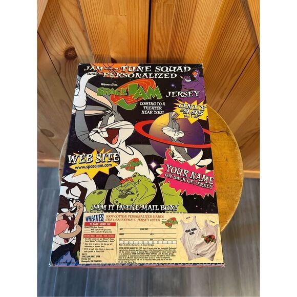 Vintage Michael Jordan SPACE JAM WHEATIES BOX 1997 - Picture 6 of 9